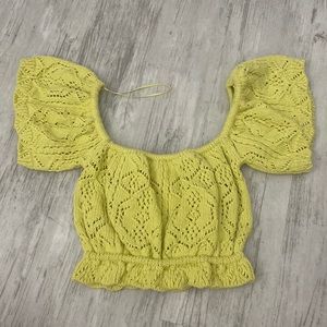 Crochet crop top